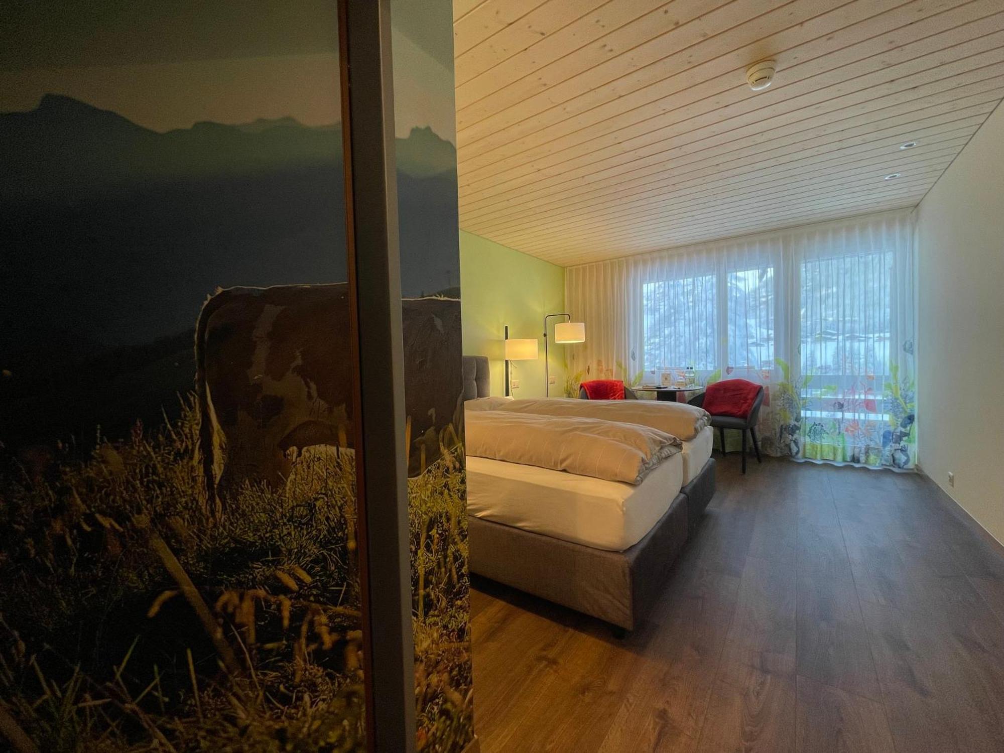 Ferien- Und Familienhotel Alpina Adelboden Ngoại thất bức ảnh